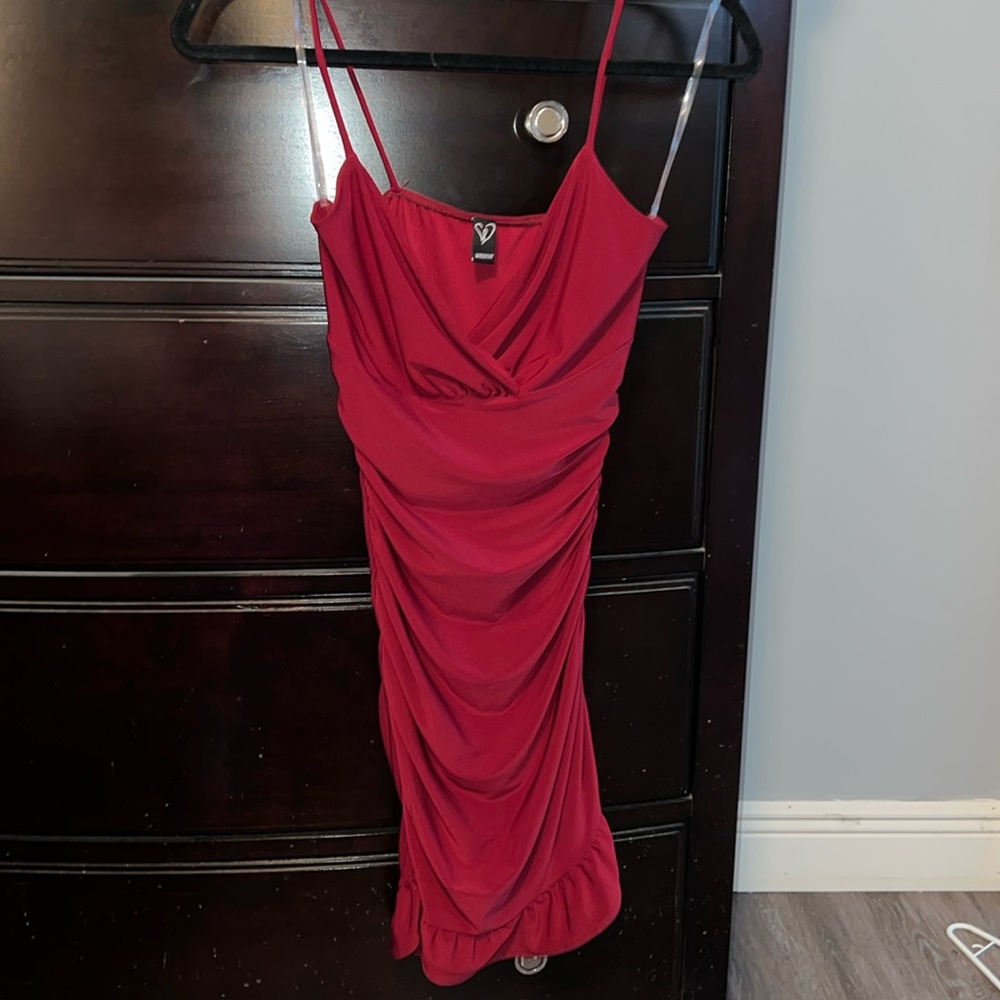 Windsor dress - burgundy - size small